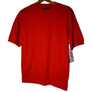Incognito T Shirt Women S Short Sleeve Waistband Ringer Red NOS Vintage New WS22